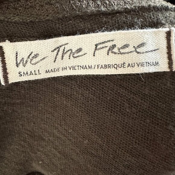 Free People We the Free Womens Penelope Button Down Shirt Army Green Size Small - Picture 6 of 10